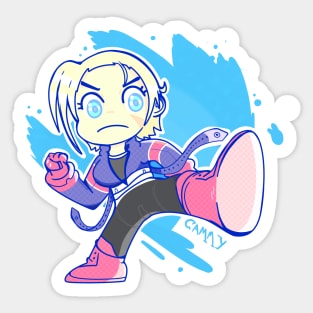 Chibi Fighter: Cammy Sticker